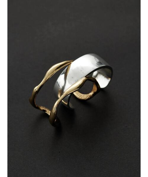 AMERICAN HOLIC（アメリカンホリック）の「ワイドバングル（バングル/リストバンド・レディース・シルバー・FREE）」の5枚目の写真