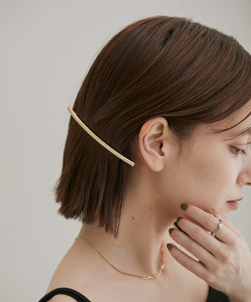 VIS（ビス）の「メタルアソートバレッタ（バレッタ/ヘアクリップ・レディース・ゴールド系その他/シルバー/ゴールド・FREE）」の3枚目の写真