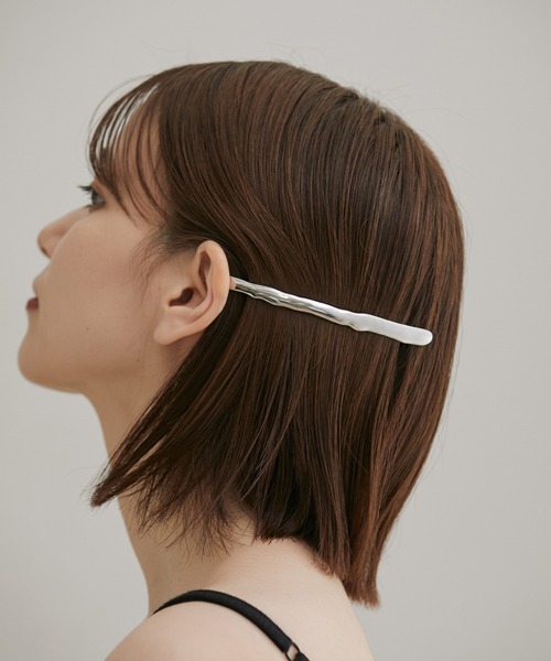 VIS（ビス）の「メタルアソートバレッタ（バレッタ/ヘアクリップ・レディース・ゴールド系その他/シルバー/ゴールド・FREE）」の2枚目の写真