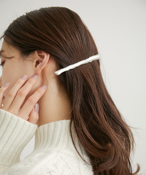 VIS（ビス）の「メタルアソートバレッタ（バレッタ/ヘアクリップ・レディース・ゴールド系その他/シルバー/ゴールド・FREE）」の12枚目の写真