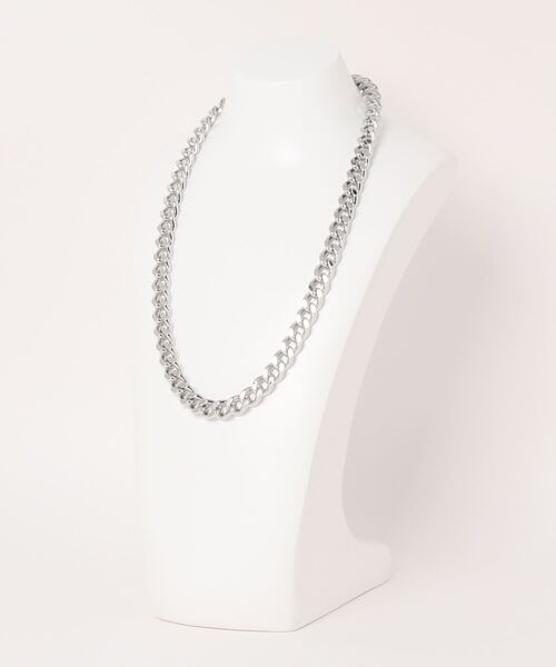 SPINNS（スピンズ）の「太チェーンネックレス（ネックレス・メンズ・ゴールド/シルバー・ONESIZE）」の3枚目の写真