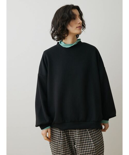 CRAFT STANDARD BOUTIQUE(クラフトスタンダードブティック)の「ダンボールBIGプルオーバー(Tシャツ/カットソー・レディース・チャコールグレー/ブラック/アイボリー/グレイッシュベージュ・FREE)」の16枚目の写真