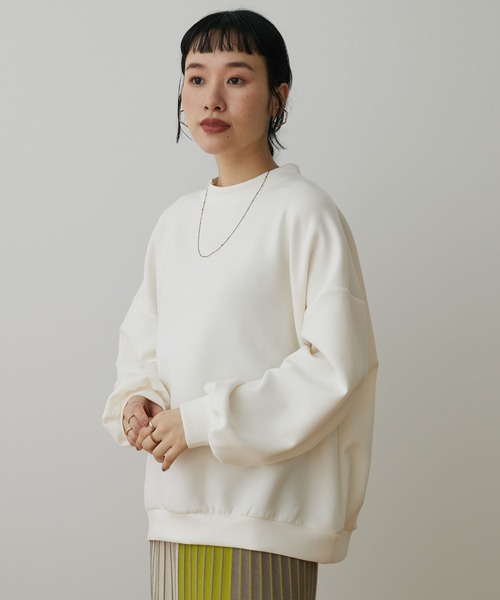CRAFT STANDARD BOUTIQUE(クラフトスタンダードブティック)の「ダンボールBIGプルオーバー(Tシャツ/カットソー・レディース・チャコールグレー/ブラック/アイボリー/グレイッシュベージュ・FREE)」の2枚目の写真