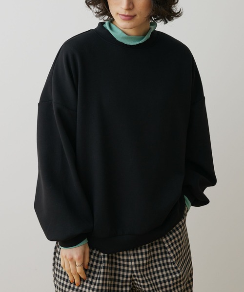 CRAFT STANDARD BOUTIQUE(クラフトスタンダードブティック)の「ダンボールBIGプルオーバー(Tシャツ/カットソー・レディース・チャコールグレー/ブラック/アイボリー/グレイッシュベージュ・FREE)」の1枚目の写真