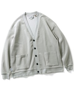 9.8oz ドライワッフルカーディガン