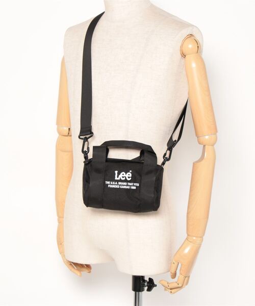 Lee（リー）の「Lee/リー　ロールボストンショルダーバッグ　XS（ショルダーバッグ・レディース・グレー/ブルー/ブラック/カーキ/ネイビー/ピンク・ONE SIZE）」の10枚目の写真