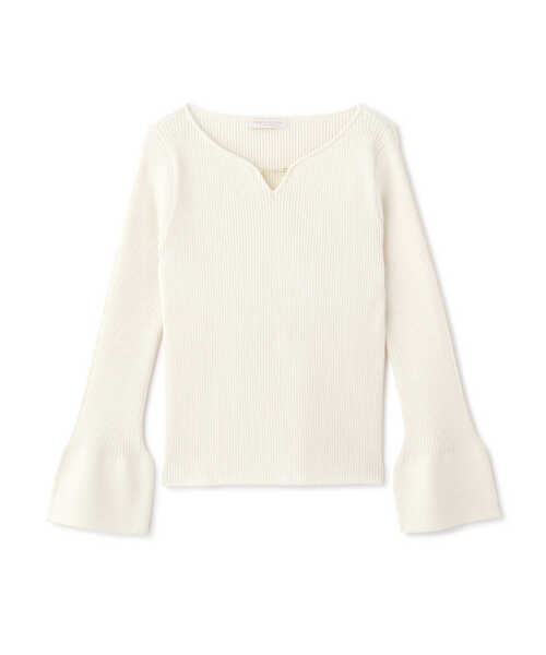 PROPORTION BODY DRESSING（プロポーションボディドレッシング）の「パールチェーンフレアースリーブニット / 1213170205（ニット/セーター・レディース・ブルー/ホワイト系その他/グレー・MEDIUM/SMALL）」の18枚目の写真