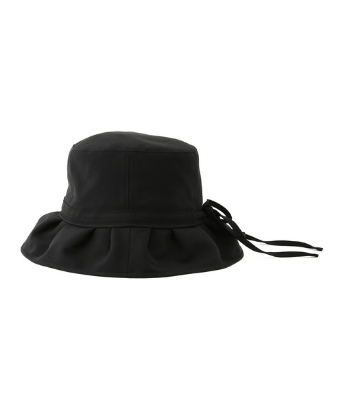 ROPE' PICNIC(ロペピクニック)の「リサイクルポリエステルバックリボンフリルハット(ハット・レディース・ブラック/ベージュ/ブルー系その他4・FREE)」の11枚目の写真