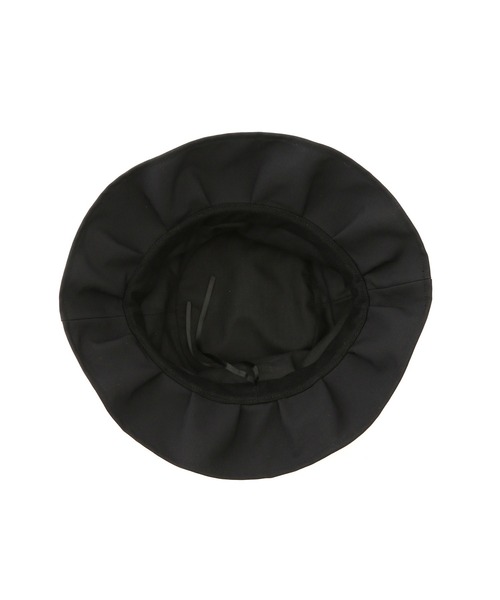 ROPE' PICNIC(ロペピクニック)の「リサイクルポリエステルバックリボンフリルハット(ハット・レディース・ブラック/ベージュ/ブルー系その他4・FREE)」の6枚目の写真