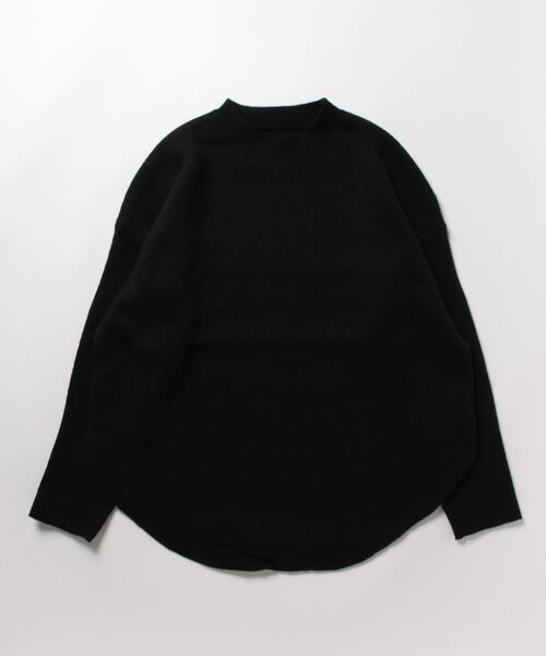 LOPASS(ロパス)の「オーバーサイズニットトップス(ニット/セーター・レディース・ワイン/グレイッシュベージュ/ピンク/ブラック/ホワイト・M)」の8枚目の写真
