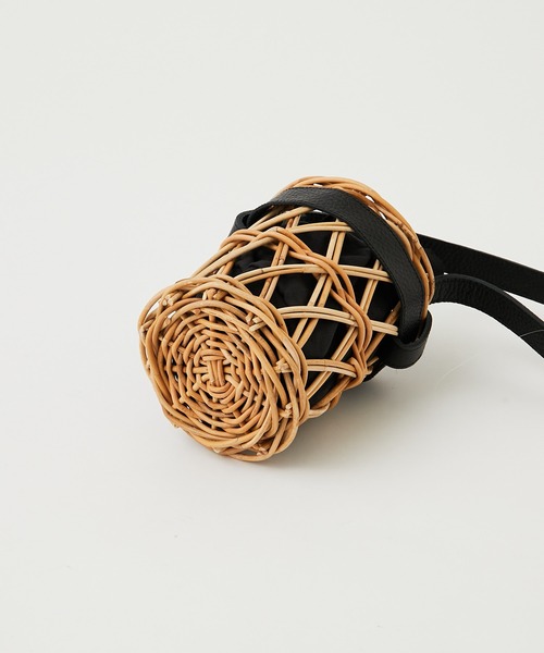 GALLARDAGALANTE(ガリャルダガランテ)の「【Flea Store Vegetal】ラタンかごバッグ/Willow(かごバッグ・レディース・ブラック/グレイッシュベージュ・FREE)」の7枚目の写真