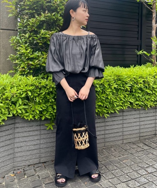 GALLARDAGALANTE(ガリャルダガランテ)の「【Flea Store Vegetal】ラタンかごバッグ/Willow(かごバッグ・レディース・ブラック/グレイッシュベージュ・FREE)」の14枚目の写真