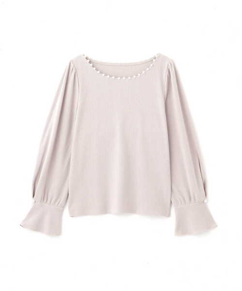 PROPORTION BODY DRESSING（プロポーションボディドレッシング）の「パールテレコカットソー / 1213160300（Tシャツ/カットソー・レディース・ダークグレー/グレー/オフホワイト・MEDIUM/SMALL）」の17枚目の写真