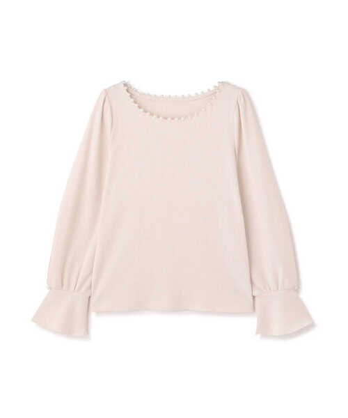 PROPORTION BODY DRESSING（プロポーションボディドレッシング）の「パールテレコカットソー / 1213160300（Tシャツ/カットソー・レディース・ダークグレー/グレー/オフホワイト・MEDIUM/SMALL）」の7枚目の写真
