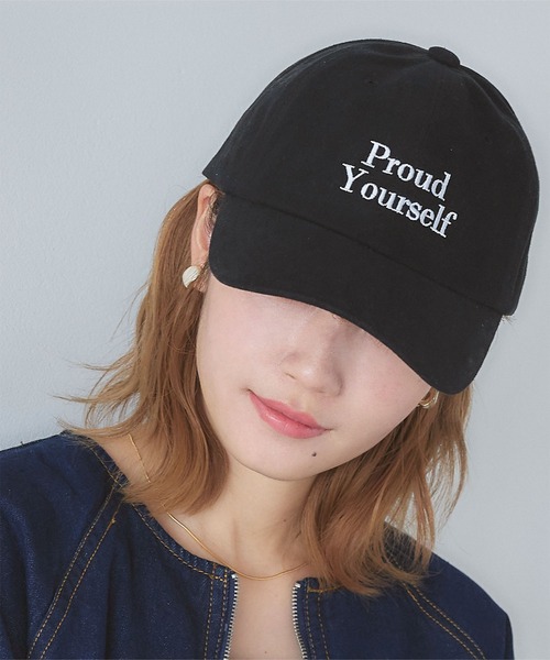 titivate(ティティベイト)の「ロゴ刺繍キャップ(キャップ・レディース・ブラック/パープル/カーキ/アイボリー・FREE)」の11枚目の写真