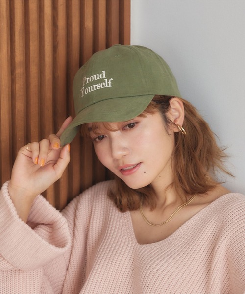 titivate(ティティベイト)の「ロゴ刺繍キャップ(キャップ・レディース・ブラック/パープル/カーキ/アイボリー・FREE)」の20枚目の写真