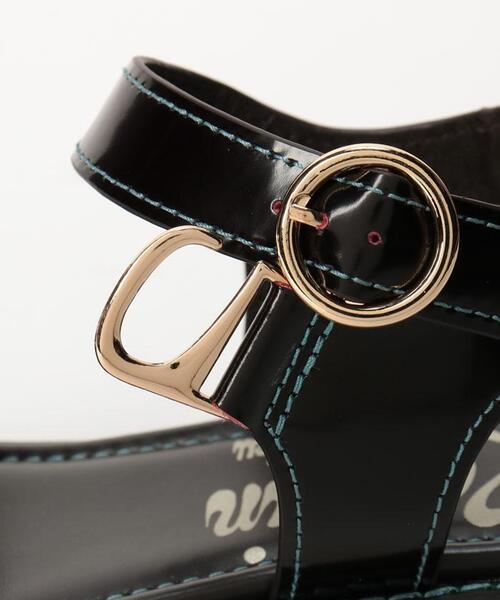 LANVIN en Bleu（ランバンオンブルー）の「レザーステッチサンダル（サンダル・レディース・ダークブラウン/ブラック・L/M/S）」の9枚目の写真