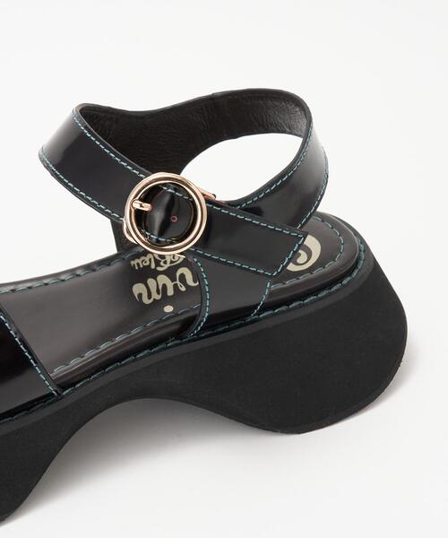 LANVIN en Bleu（ランバンオンブルー）の「レザーステッチサンダル（サンダル・レディース・ダークブラウン/ブラック・L/M/S）」の14枚目の写真