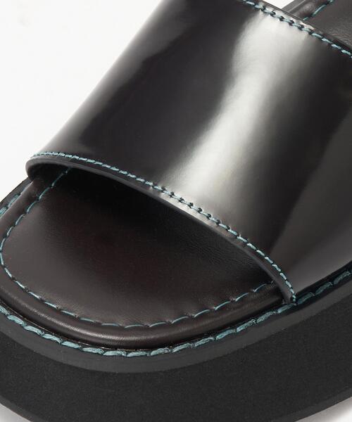 LANVIN en Bleu（ランバンオンブルー）の「レザーステッチサンダル（サンダル・レディース・ダークブラウン/ブラック・L/M/S）」の15枚目の写真