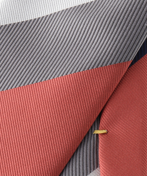 FRANCO BASSI（フランコバッシ）の「【FRANCO BASSI / フランコ バッシ】レップストライプタイ（ネクタイ・メンズ・シャーベット/グリーン/コバルトブルー・FREE）」の11枚目の写真