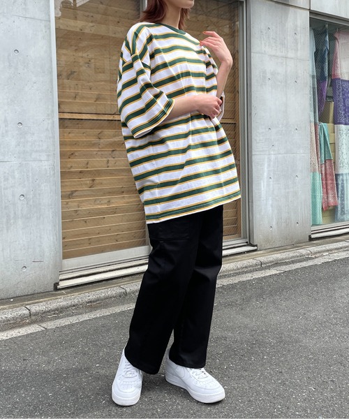 BEVERLY HILLS POLO CLUB（ビバリーヒルズポロクラブ）の「【BEVERLY HILLS POLO CLUB】ワンポイントPOLOビンテージ刺繍半そでTシャツ 32785420/32785421（Tシャツ/カットソー・メンズ・ブラック系その他2/グリーン/ネイビー/ホワイト/ホワイト系その他3/マスタード/その他2/その他3/マルチ/ホワイト系その他2/その他4/ブラック・M/L/LL）」の19枚目の写真