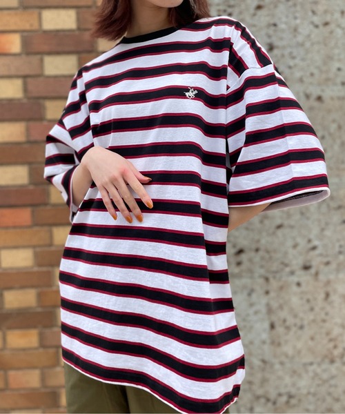 BEVERLY HILLS POLO CLUB（ビバリーヒルズポロクラブ）の「【BEVERLY HILLS POLO CLUB】ワンポイントPOLOビンテージ刺繍半そでTシャツ 32785420/32785421（Tシャツ/カットソー・メンズ・ブラック系その他2/グリーン/ネイビー/ホワイト/ホワイト系その他3/マスタード/その他2/その他3/マルチ/ホワイト系その他2/その他4/ブラック・M/L/LL）」の20枚目の写真