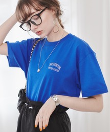 ワンポイント 刺繍 ロゴ Tシャツ(半袖)