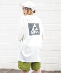 【GERRY/ジェリー】厚盛発泡ワンポイントブランドロゴプリント バックプリント ヘビーウェイト ビッグシルエット Tシャツ