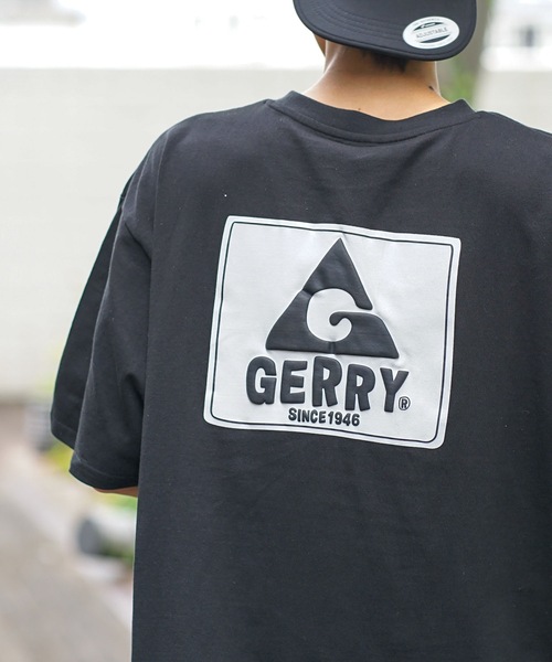 GERRY（ジェリー）の「【GERRY/ジェリー】厚盛発泡ワンポイントブランドロゴプリント バックプリント　ヘビーウェイト ビッグシルエット　Ｔシャツ（Tシャツ/カットソー・メンズ・ブルー/ブラック/ホワイト・LARGE/X-LARGE/MEDIUM）」の3枚目の写真