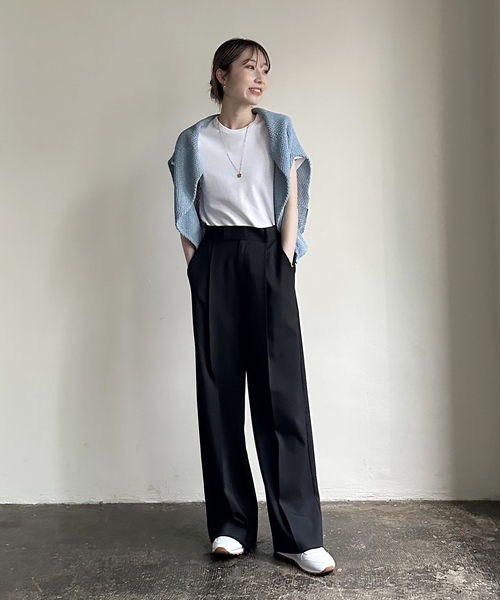 Noble（ノーブル）の「《追加》TWツイルストレッチスラックスパンツ