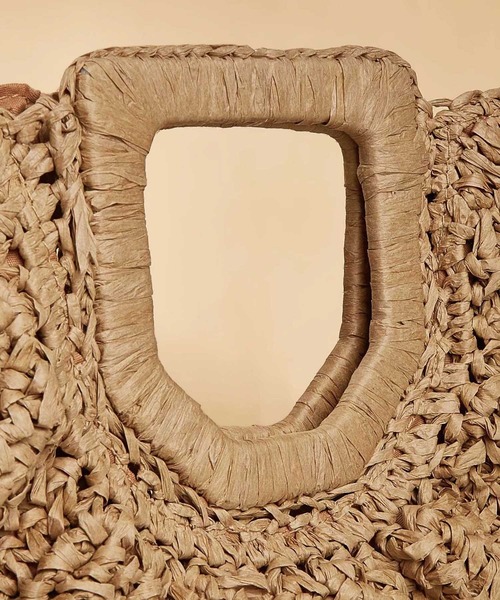 CORNERS（コーナーズ）の「ハーフムーンかごバッグ（かごバッグ・レディース・ベージュ/キャメル/ブラック・FREE）」の10枚目の写真