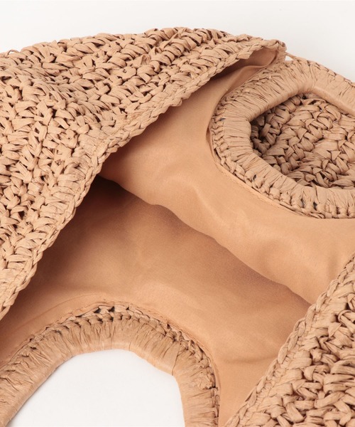 CORNERS（コーナーズ）の「ハーフムーンかごバッグ（かごバッグ・レディース・ベージュ/キャメル/ブラック・FREE）」の18枚目の写真