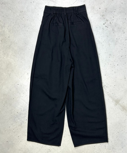 Meli rich（メリーリッチ）の「2タックツイルパンツ（チノパンツ・レディース・ベージュ/アイボリー/カーキ/ブラック・FREE）」の13枚目の写真