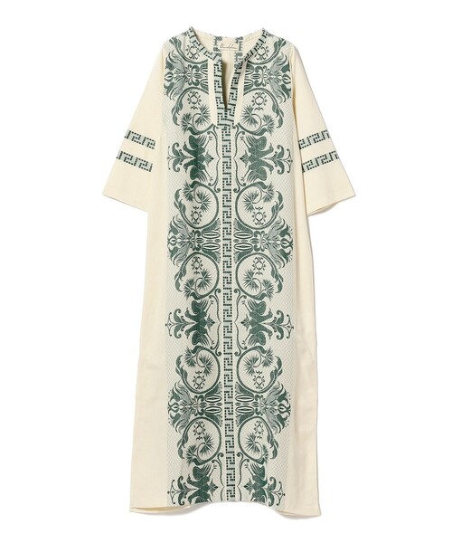 Ray BEAMS（レイビームス）の「ELINA LEBESSI / Long Dress（ワンピース・レディース・ダークグリーン・SMALL）」の2枚目の写真