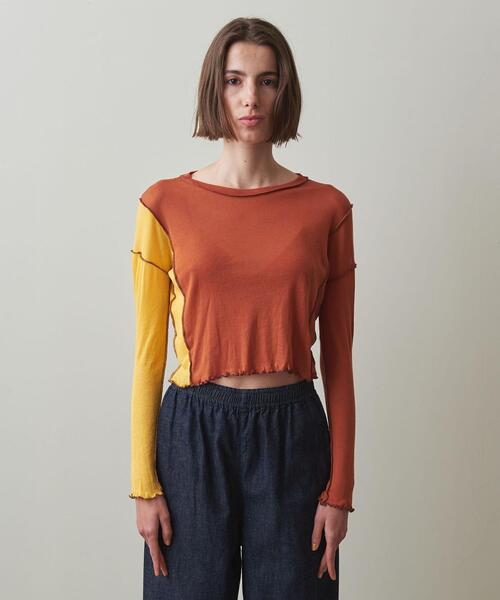 トップス Baserange SUN LAYER LONG SLEEVE BASERANGE＞SUN LAYER LONGSLEEVE/カットソー