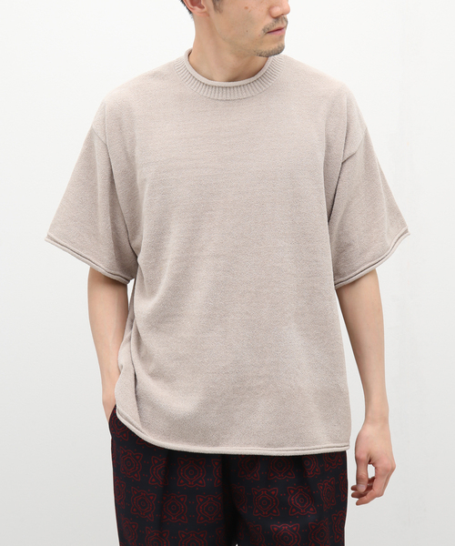 nestwell（ネストウェル）の「【nestwell / ネストウェル】別注 ROLL Tシャツ（Tシャツ/カットソー・メンズ・ホワイト/ブラック/ベージュ/イエロー・MEDIUM/LARGE）」の3枚目の写真