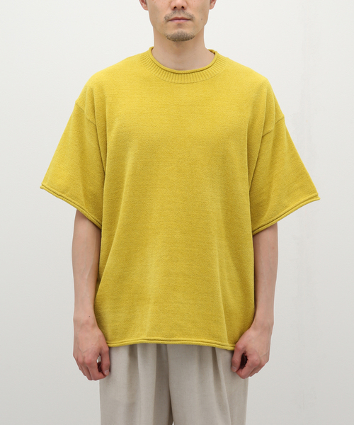 nestwell（ネストウェル）の「【nestwell / ネストウェル】別注 ROLL Tシャツ（Tシャツ/カットソー・メンズ・ホワイト/ブラック/ベージュ/イエロー・MEDIUM/LARGE）」の5枚目の写真