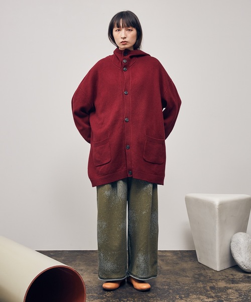 希少】adidas カーディガン 京本大我着用 モノグラム 厚手 2XLサイズ