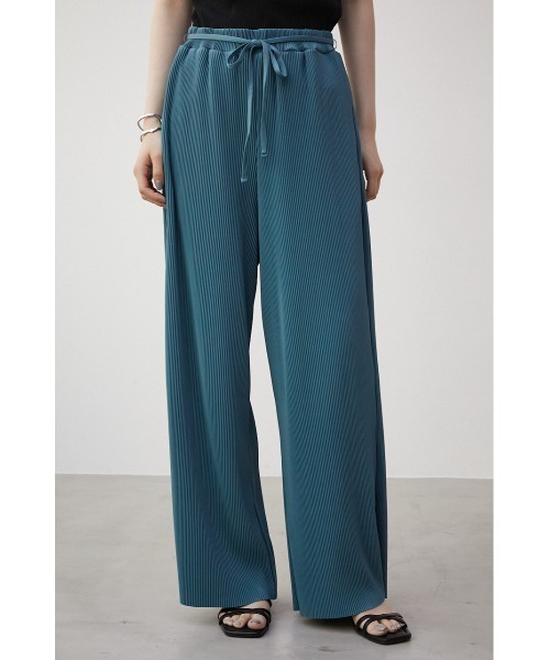 AZUL by moussy(アズールバイマウジー)の「PLEATS RELAX WIDE PANTS/プリーツリラックスワイドパンツ(その他パンツ・レディース・ベージュ/ライトブルー/ブラック・SMALL/MEDIUM)」の11枚目の写真