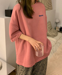 オーバーサイズバックプリントロゴプリントTシャツ culw441