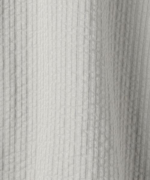 green label relaxing（グリーンレーベルリラクシング）の「サッカー ストライプ クルーネック Tシャツ -吸水速乾-（Tシャツ/カットソー・メンズ・ライトグレー/ライトブルー/ネイビー・S/M/L/XL）」の15枚目の写真