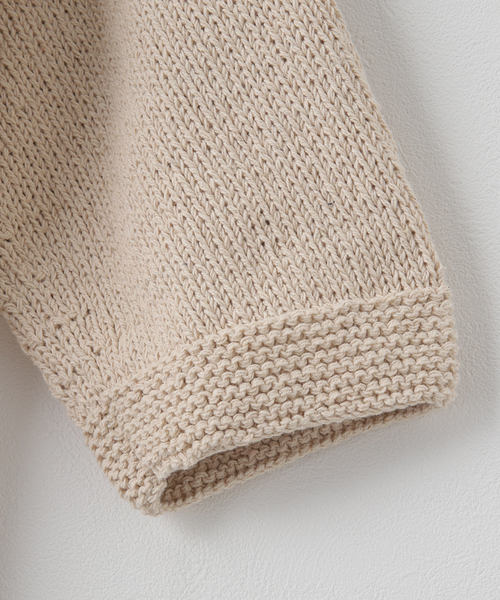 JOINT WORKS(ジョイントワークス)の「【MacMahon Knitting Mills / マクマホンニッティングミルズ】-4Flowers(ニット/セーター・メンズ・アイボリー/ブラック・FREE)」の13枚目の写真