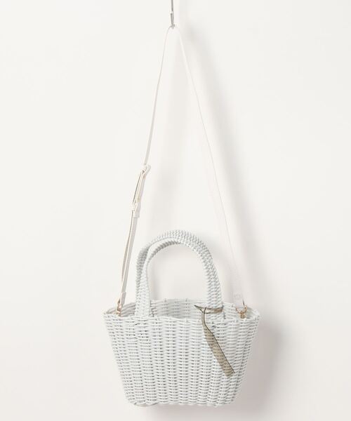 dazzlin（ダズリン）の「【ル・ベルニ】CHAISE MINI BASKET（ハンドバッグ・レディース・ブルー/ブラック/イエロー/ホワイト・FREE）」の2枚目の写真