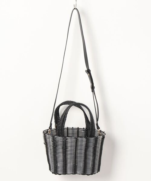 dazzlin（ダズリン）の「【ル・ベルニ】CHAISE MINI BASKET（ハンドバッグ・レディース・ブルー/ブラック/イエロー/ホワイト・FREE）」の5枚目の写真