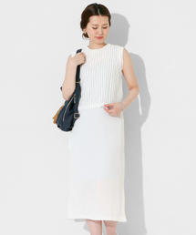 SENSE OF PLACE by URBAN RESEARCH | シアーストライプストレートワンピース(ワンピース)
