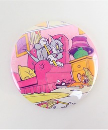 flapper_bags（フラッパー）の「TOM＆JERRY×Flapperコミック柄缶バッチミラー（手鏡/メイクミラー・キッズ）」