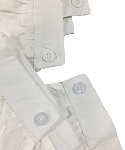 Dewlily(デューリリー)の「ラウンドネックブラウス(シャツ/ブラウス・レディース・オレンジ/ホワイト・L/XL/M)」の7枚目の写真