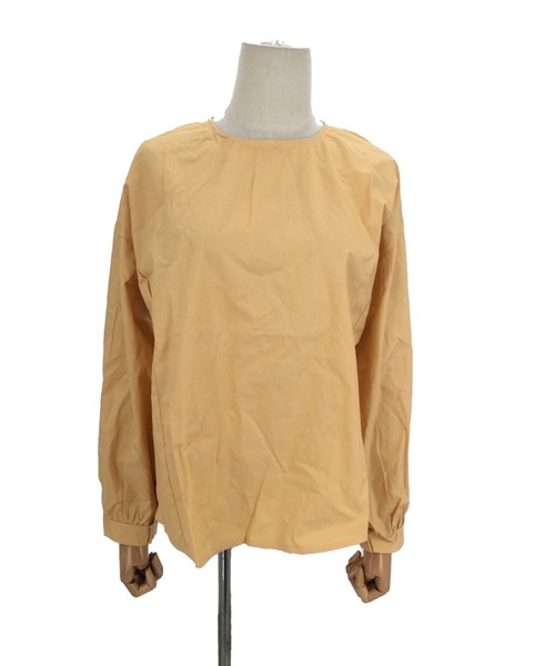 Dewlily(デューリリー)の「ラウンドネックブラウス(シャツ/ブラウス・レディース・オレンジ/ホワイト・L/XL/M)」の21枚目の写真