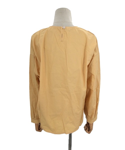 Dewlily(デューリリー)の「ラウンドネックブラウス(シャツ/ブラウス・レディース・オレンジ/ホワイト・L/XL/M)」の12枚目の写真