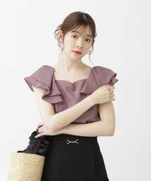 PROPORTION BODY DRESSING | ラッフルバックデザインブラウス / 1213210600(シャツ/ブラウス)